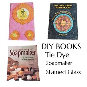 DIY Craft Books Tie Dye/ Soapmaker/ Window Art/ DIY Craft Books Set Of 3